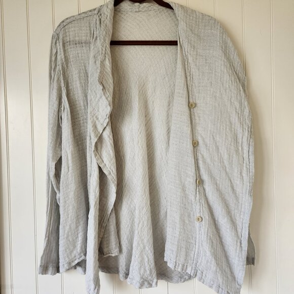 FLAX Linen Shirt or Cardigan - Picture 3 of 11